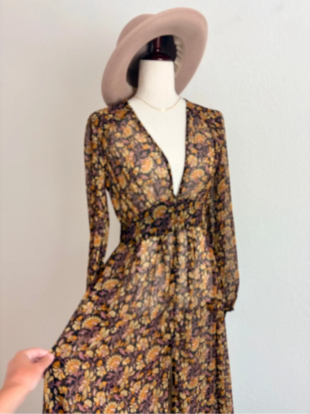 Free People Valerie Duster in Honeysuckle